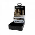 НАБОР СВЕРЛ ПО МЕТАЛЛУ TERRAX HSS-CO 1,0-10,0 ММ, 19 ПРЕДМЕТОВ RUKO A215214 #1