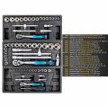 Тележка инструментальная 7-и полочная с набором инструментов 272пр KT-55304 #3
