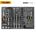 Набор инструментов "BOXER" в черной тележке, 157 предметов TOLSEN TT85415 #2