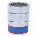 ГОЛОВКА ТОРЦЕВАЯ СТАНДАРТНАЯ ДВЕНАДЦАТИГРАННАЯ 3/4", 28 ММ KING TONY 633028M #1