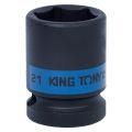 ГОЛОВКА ТОРЦЕВАЯ УДАРНАЯ ШЕСТИГРАННАЯ 1/2", 21 ММ KING TONY 453521M #1