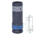 ГОЛОВКА ТОРЦЕВАЯ УДАРНАЯ ГЛУБОКАЯ 1/2", 21 ММ, ТОНКОСТЕННАЯ KING TONY 441521M #1