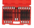 НАБОР БИТ-ГОЛОВОК 1/2" 6-ТИ ГРАННЫХ HEX H5-H12,TORX T40-T70, SPLINE M8-M10,RM8-RM14 22 ПРЕДМЕТА JTC-5329 #2
