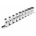 НАБОР ГОЛОВОК ТОРЦЕВЫХ 1/2" TORX Е10-Е24 9 ПРЕДМЕТОВ JTC-H409E #1