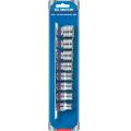 Набор торцевых головок 1/2", двенадцатигранные, 10-22 мм, 8 предметов KING TONY 4010MR #1