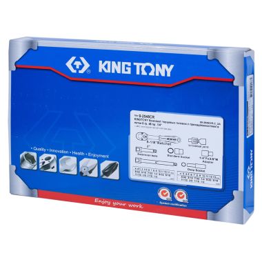 НАБОР ТОРЦЕВЫХ ГОЛОВОК 1/4" С ПРИНАДЛЕЖНОСТЯМИ, ЛОЖЕМЕНТ, 48 ПРЕДМЕТОВ KING TONY 9-2548CR #2