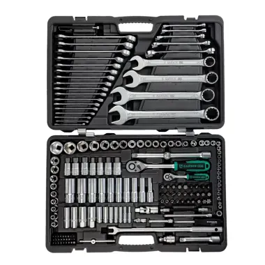 Набор ручных инструментов 1/4" и 1/2" 6 гр. 169 предметов GARWIN 641150