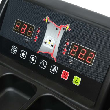 Станок балансировочный ROSSVIK VT-62 NEW (электронная линейка, автостоп, LASER, LED) RAL5005 СИНИЙ #4