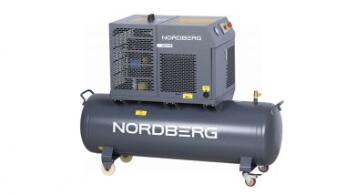 Компрессор винтовой, 5,5 кВт, 10 бар, 660 л/мин, ресивер 230 л NCF7,5R