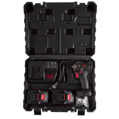 ГАЙКОВЕРТ АККУМУЛЯТОРНЫЙ УДАРНЫЙ 1/2", 900 НМ, 18 В, УКОРОЧЕННЫЙ, 4 ПРЕДМЕТА, КЕЙС MIGHTY SEVEN DW-404A #4