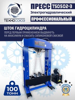 Пресс гидравлический 100 тонн с электроприводом, TS0502-3 #18