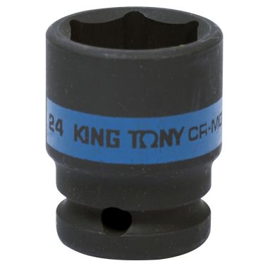 ГОЛОВКА ТОРЦЕВАЯ УДАРНАЯ ШЕСТИГРАННАЯ 1/2", 24 ММ KING TONY 453524M