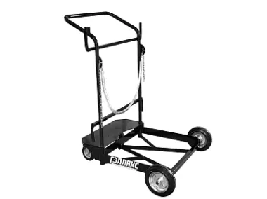 Тележка для бочек 200 л, усиленная, 4 колеса ГЭЛКС 325Т200