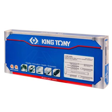 НАБОР ЗУБИЛ, ВЫКОЛОТОК, КЕРНЕРОВ С МОЛОТКОМ, ЛОЖЕМЕНТ, 8 ПРЕДМЕТОВ KING TONY 9-90118PRV #2