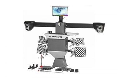 Стенд сход-развал 3D укороченная колонна для ям, серый C802-P (7015)
