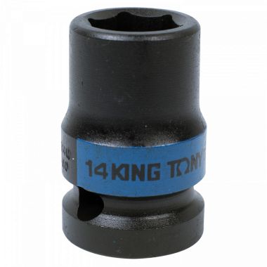 ГОЛОВКА ТОРЦЕВАЯ УДАРНАЯ ШЕСТИГРАННАЯ 1/2", 14 ММ KING TONY 453514M