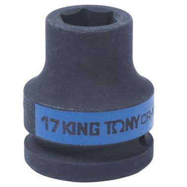ГОЛОВКА ТОРЦЕВАЯ УДАРНАЯ ШЕСТИГРАННАЯ 3/4", 17 ММ KING TONY 653517M