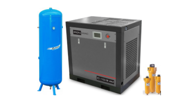 ВИНТОВОЙ КОМПРЕССОР IronMac IC 20/16 VX + Ресивер РВ 500