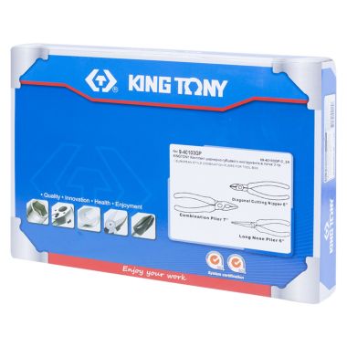 НАБОР ПАССАТИЖЕЙ И БОКОРЕЗОВ, ЛОЖЕМЕНТ, 3 ПРЕДМЕТА KING TONY 9-40103GP #2