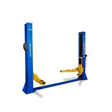 Автоподъемник двухстоечный ROSSVIK V2-5.5 г/п 5,5т, 380В, с нижней синхронизацией. Синий #2