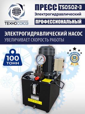 Пресс гидравлический 100 тонн с электроприводом, TS0502-3 #12