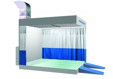 Пост подготовки к окраске с колоннами NB300C column