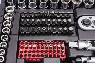 Набор инструментов ROCKFORCE 1/4", 3/8", 1/2" 6 гранные, 216 предметов RF-38841 #5