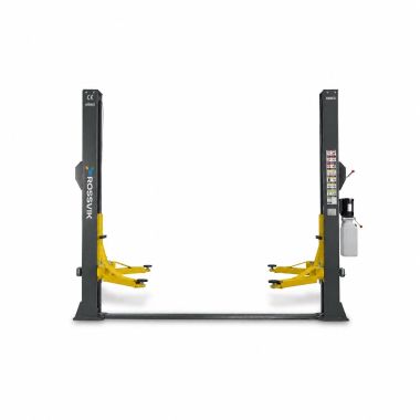 Автоподъемник двухстоечный ROSSVIK T4H г/п 4.0т, 380В, рукоятка, с нижней синхронизацией. Серый #2