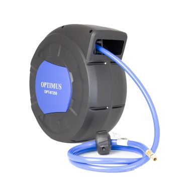Шланг пневматический армированный pvc на катушке (15 м; 10x16 мм; 20 бар) Optimus OPT-97250