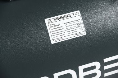 Компрессор поршневой с ременной передачей, 220 В, ресивер 100 л, 420 л/мин NCP100/420A #5