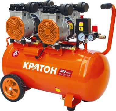 Компрессор с прямой передачей безмасляный Кратон AC-520-50-OFHS