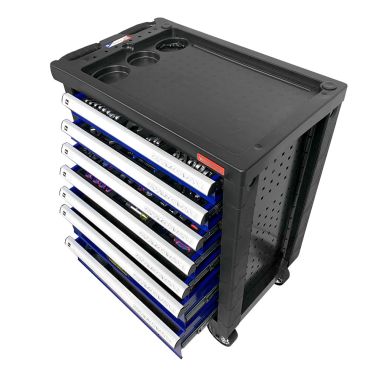 Тележка инструментальная 7 ящиков с 12 ложементами WP285002A WORKPRO (186 предметов) #4