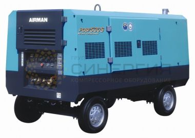 Дизельный компрессор передвижной Airman PDSF530S