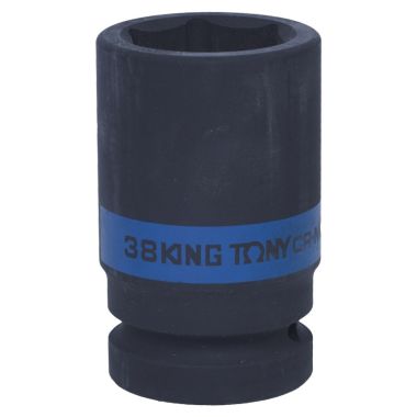 ГОЛОВКА ТОРЦЕВАЯ УДАРНАЯ ГЛУБОКАЯ ШЕСТИГРАННАЯ 1", 38 ММ KING TONY 843538M
