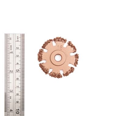 NS05-2016-RF Диск шероховальный, Ø50x3мм, AH 3/8''-24 thread, 16 Grit #3