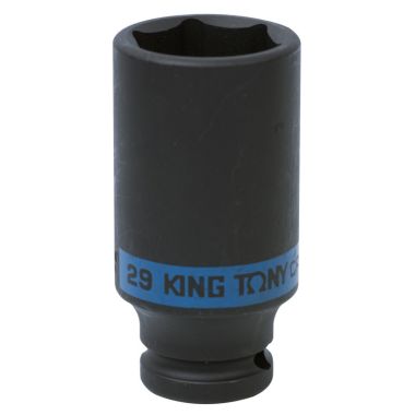 ГОЛОВКА ТОРЦЕВАЯ УДАРНАЯ ГЛУБОКАЯ ШЕСТИГРАННАЯ 1/2", 29 ММ KING TONY 443529M