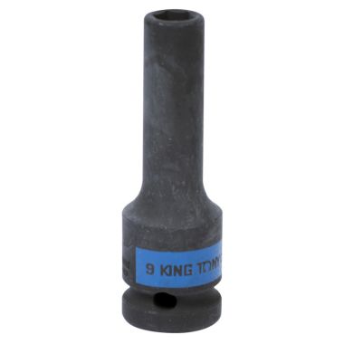 ГОЛОВКА ТОРЦЕВАЯ УДАРНАЯ ГЛУБОКАЯ ШЕСТИГРАННАЯ 1/2", 9 ММ KING TONY 443509M