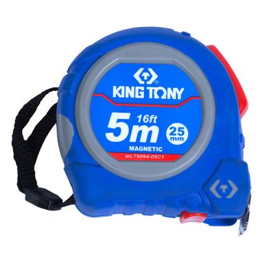 Рулетка измерительная 5 м / 16 FT, магнитный крюк KING TONY 79094-05C1