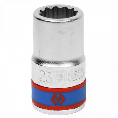 ГОЛОВКА ТОРЦЕВАЯ СТАНДАРТНАЯ ДВЕНАДЦАТИГРАННАЯ 3/4", 23 ММ KING TONY 633023M