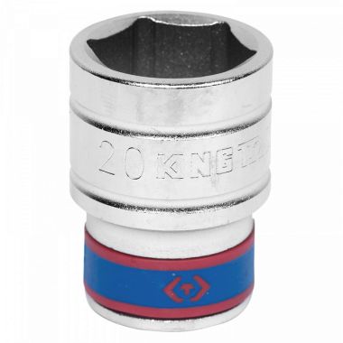 ГОЛОВКА ТОРЦЕВАЯ СТАНДАРТНАЯ ШЕСТИГРАННАЯ 1/2", 20 ММ KING TONY 433520M