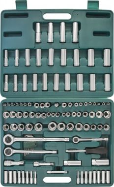 S05H48107S Набор инструмента универсальный 1/4", 3/8" и 1/2"DR, 107 предметов