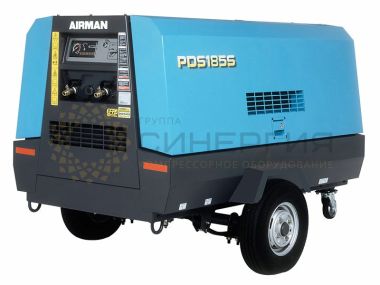 Дизельный компрессор передвижной Airman PDS185SC на шасси