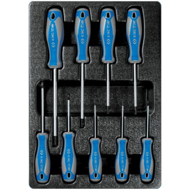 НАБОР ОТВЕРТОК TORX, ЛОЖЕМЕНТ, 9 ПРЕДМЕТОВ KING TONY 9-31909PR