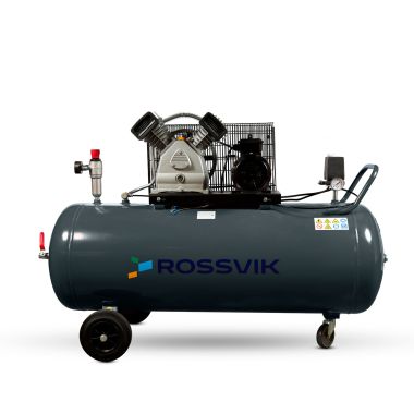 Компрессор поршневой ROSSVIK СБ4/С-200.LB30, 420л/мин, 10бар, ресивер 200л, 380В/2,2кВт RAL7016 СЕРЫЙ
