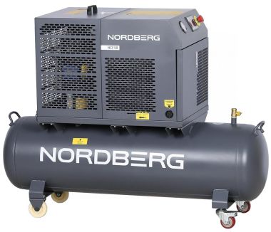 Компрессор винтовой, 4 кВт, 10 бар, 450 л/мин, ресивер 180 л NCF5R