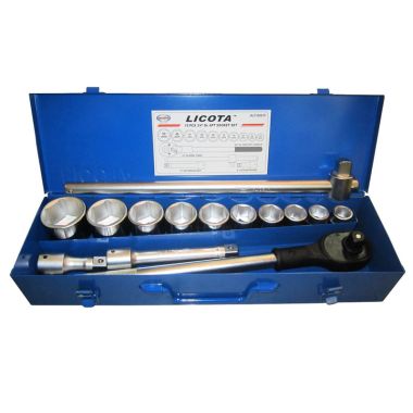 Licota ALT-6001F Набор торцевых головок 3/4", 6гр., 22-50 мм, 15пр.
