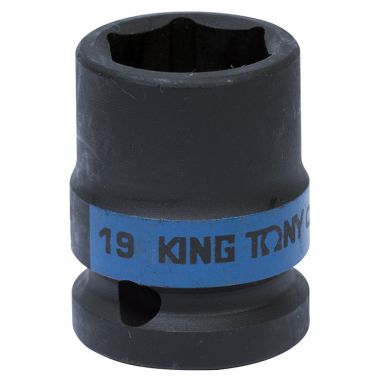 ГОЛОВКА ТОРЦЕВАЯ УДАРНАЯ ШЕСТИГРАННАЯ 1/2", 19 ММ KING TONY 453519M