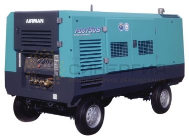 Дизельный компрессор передвижной Airman PDS750S