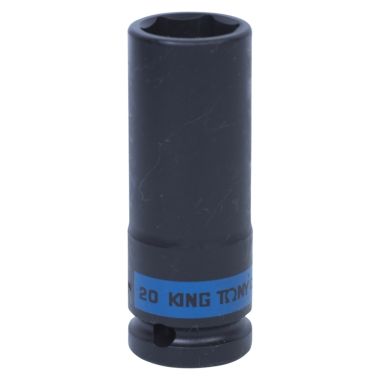 ГОЛОВКА ТОРЦЕВАЯ УДАРНАЯ ГЛУБОКАЯ ШЕСТИГРАННАЯ 1/2", 20 ММ KING TONY 443520M