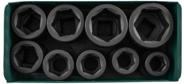 НАБОР УДАРНЫХ ТОРЦЕВЫХ ГОЛОВОК 1"DR 24-50 ММ, 9 ПРЕДМЕТОВ JONNESWAY S03A8109S #2